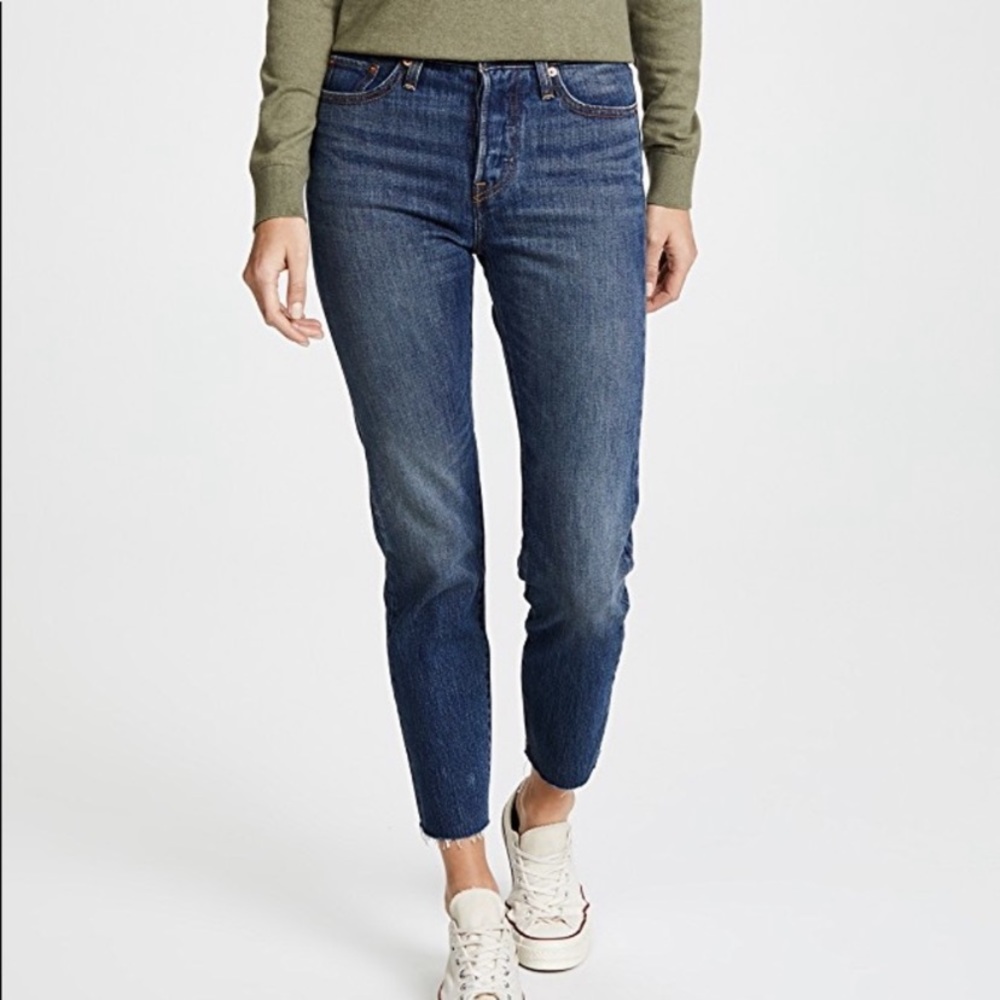 Levi’s Wedgie Icon Jeans with White Oak Cone Denim